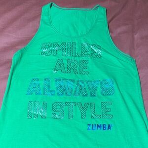 Zumba Fitness Green Tank Top